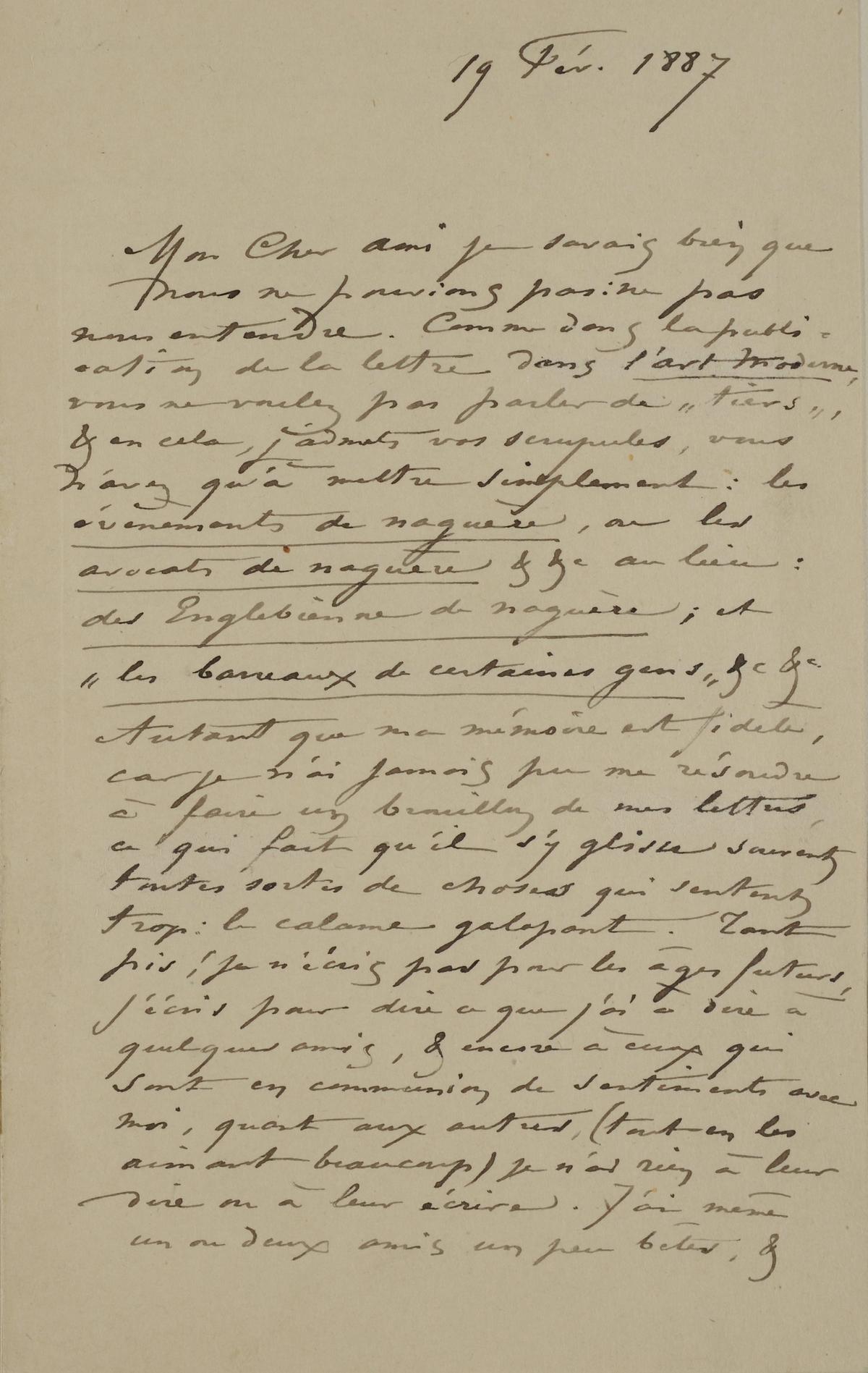 Illustration de la lettre