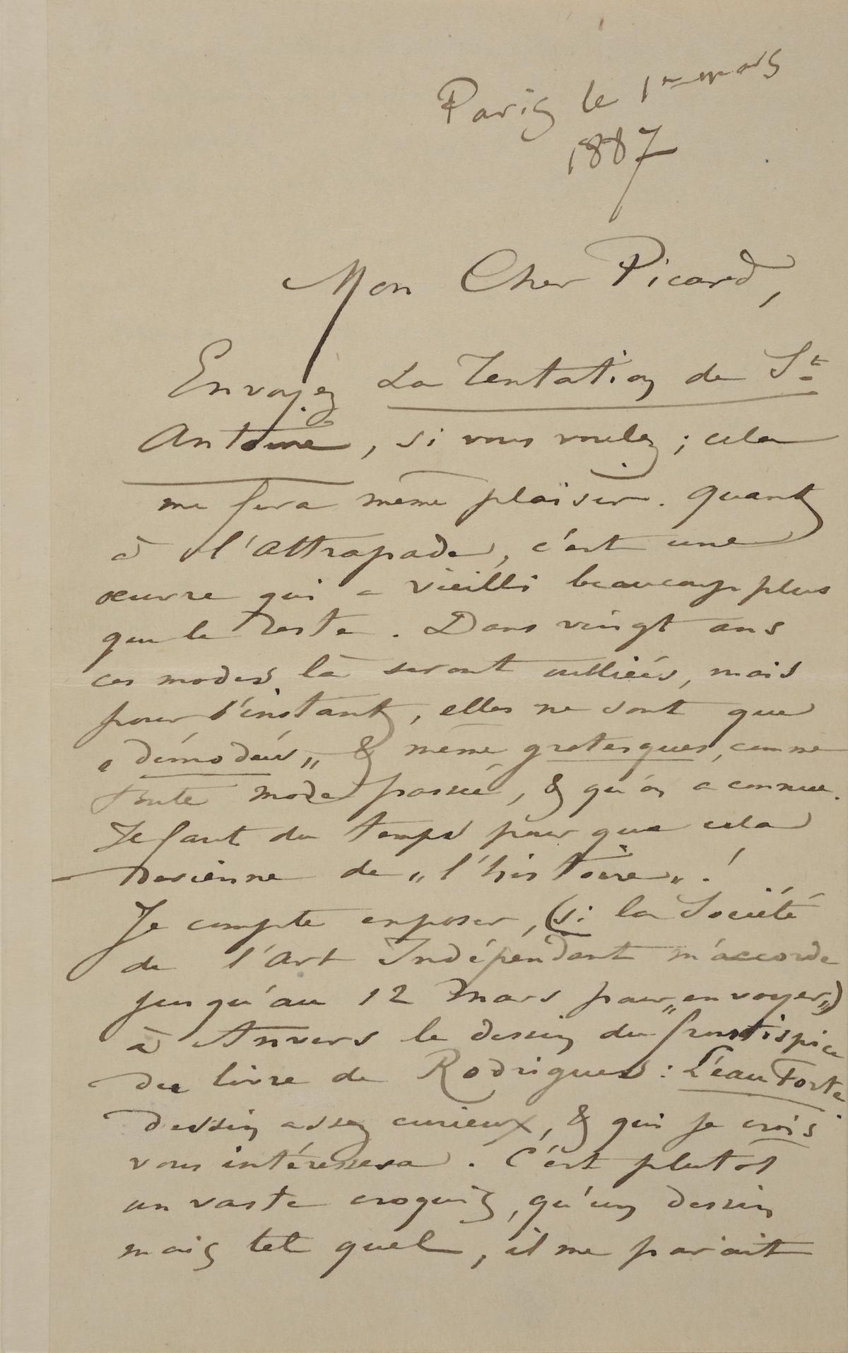 Illustration de la lettre