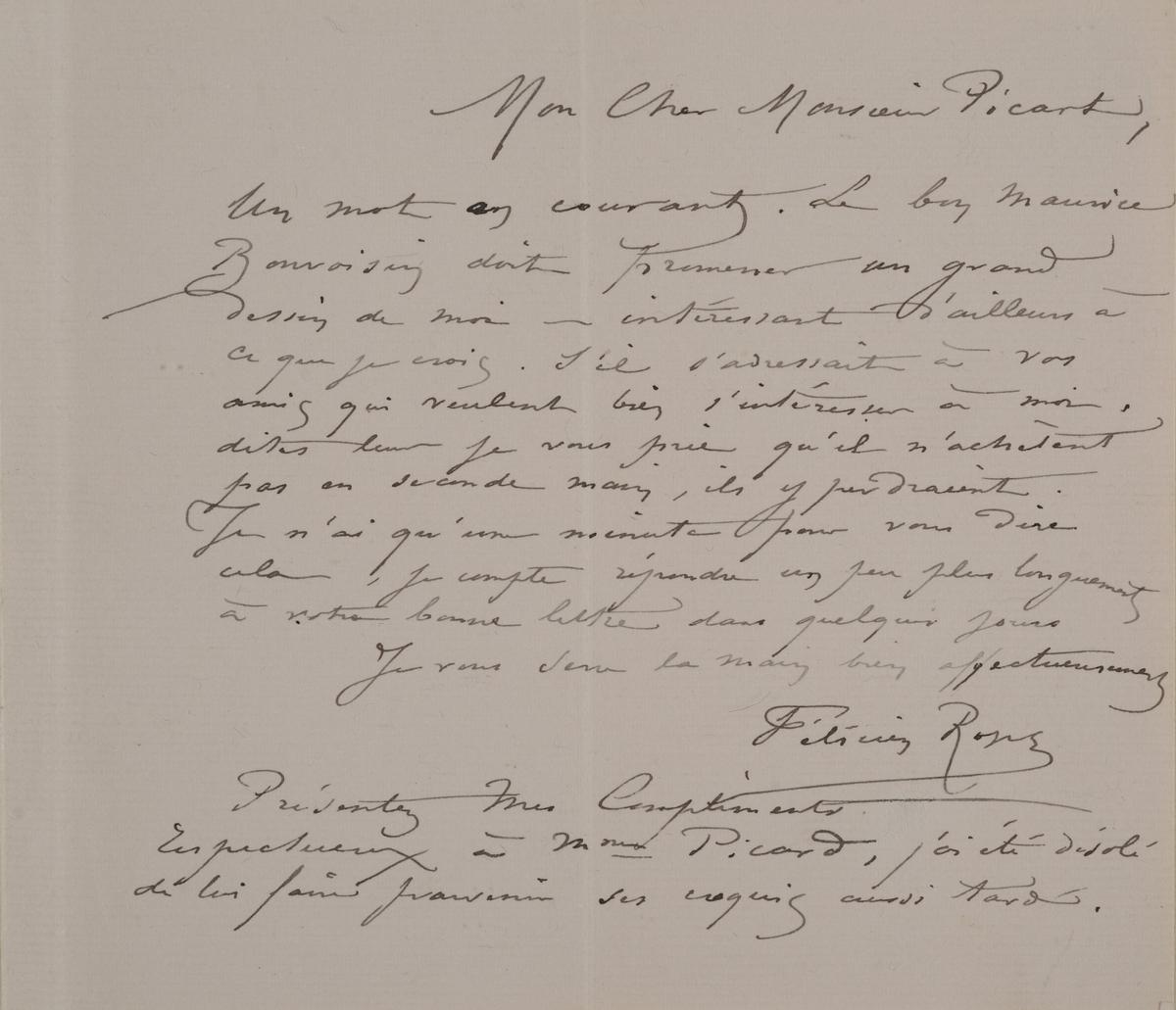 Illustration de la lettre