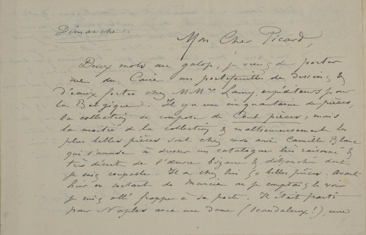 Illustration de la lettre