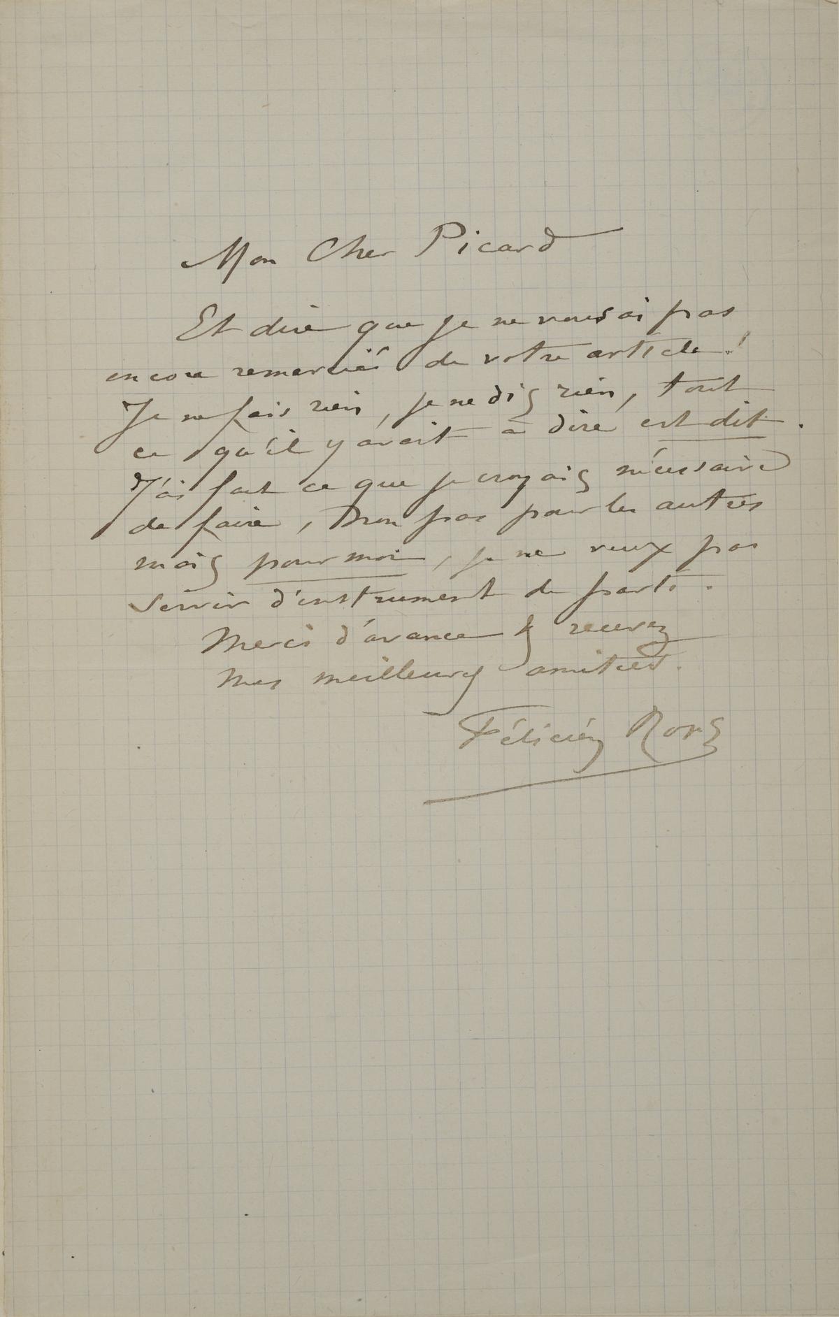 Illustration de la lettre