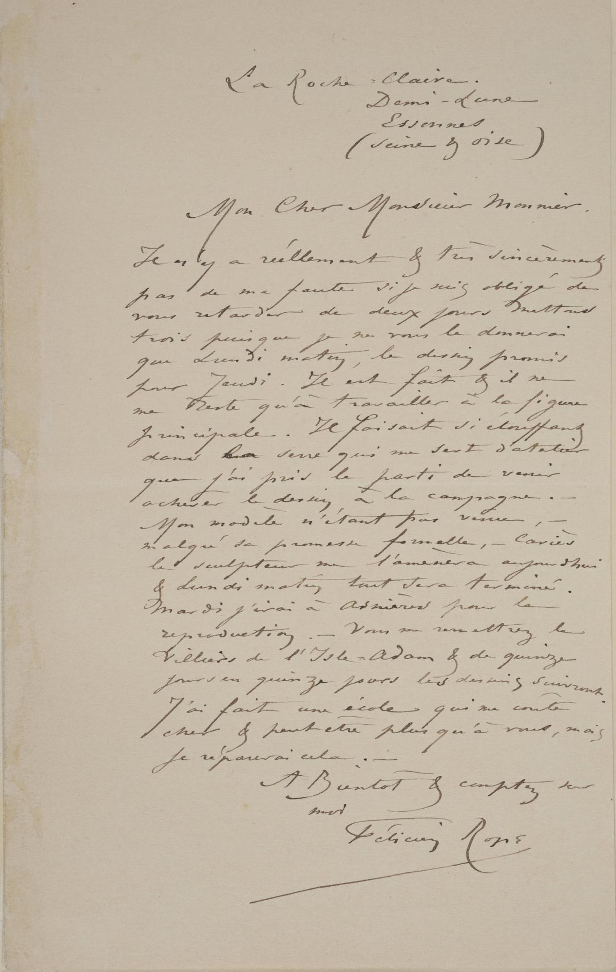 Illustration de la lettre