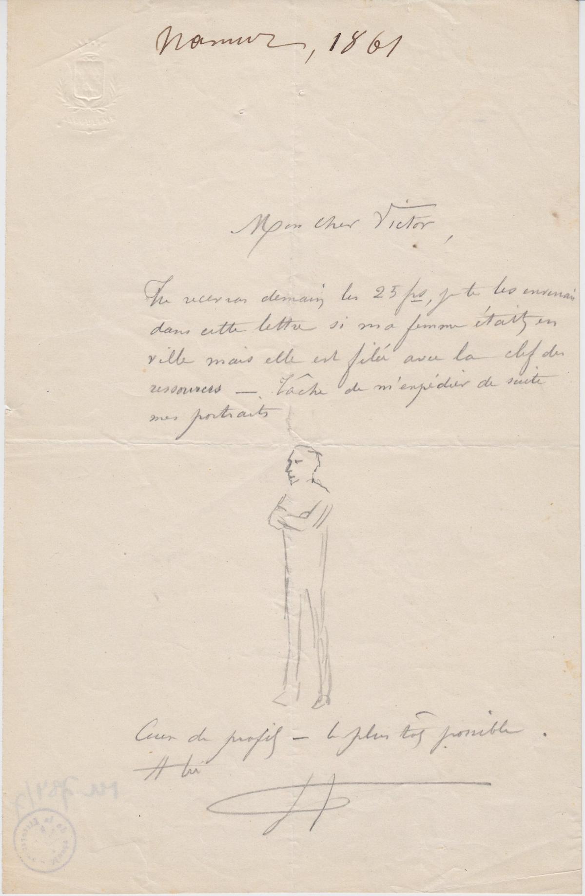 Illustration de la lettre