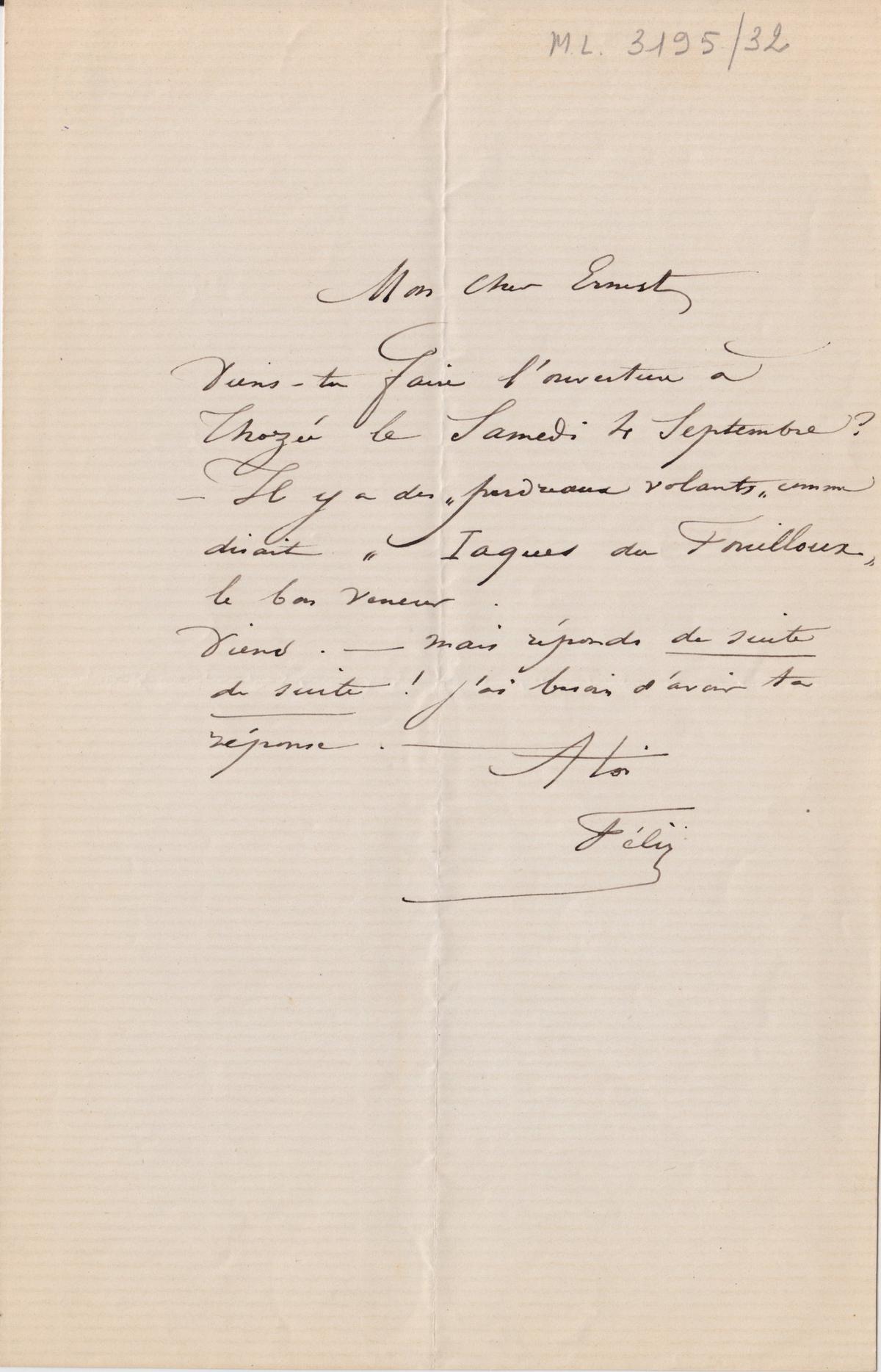 Illustration de la lettre