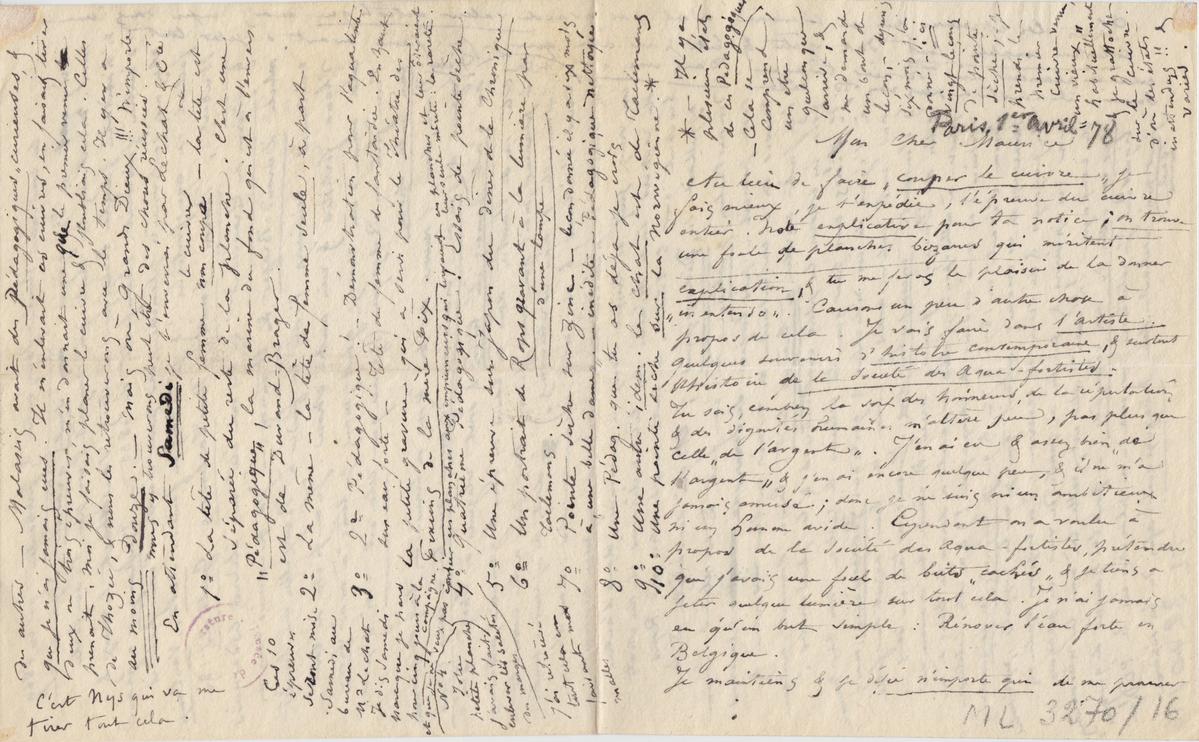 Illustration de la lettre