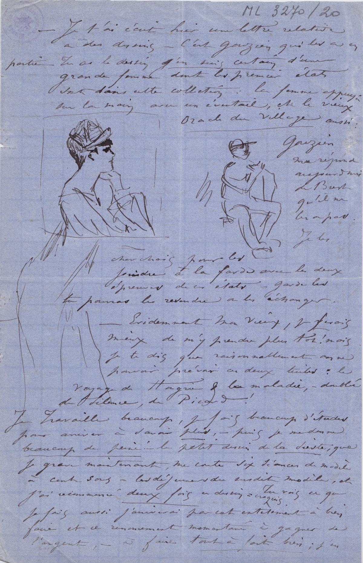 Illustration de la lettre