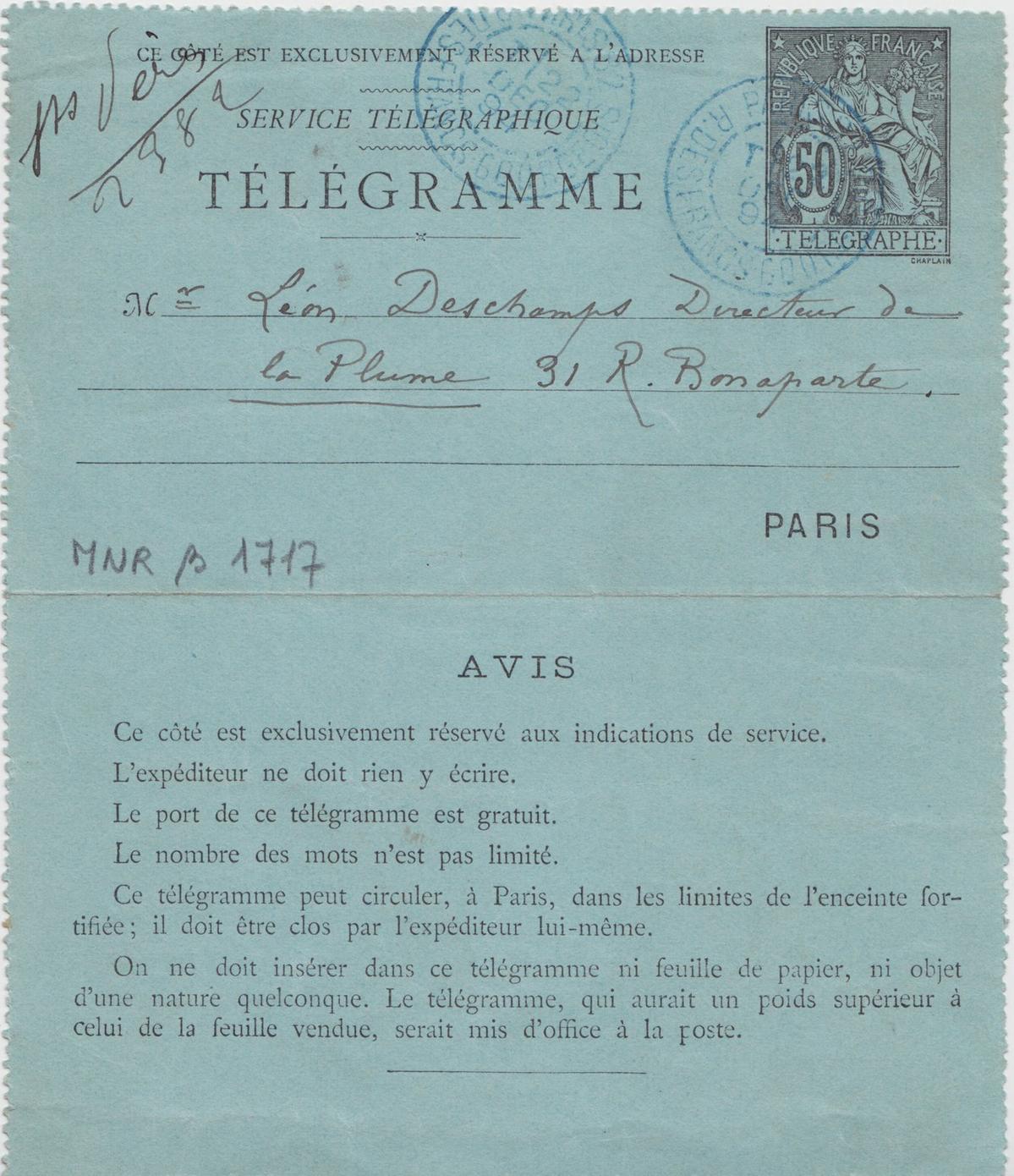 Illustration de la lettre