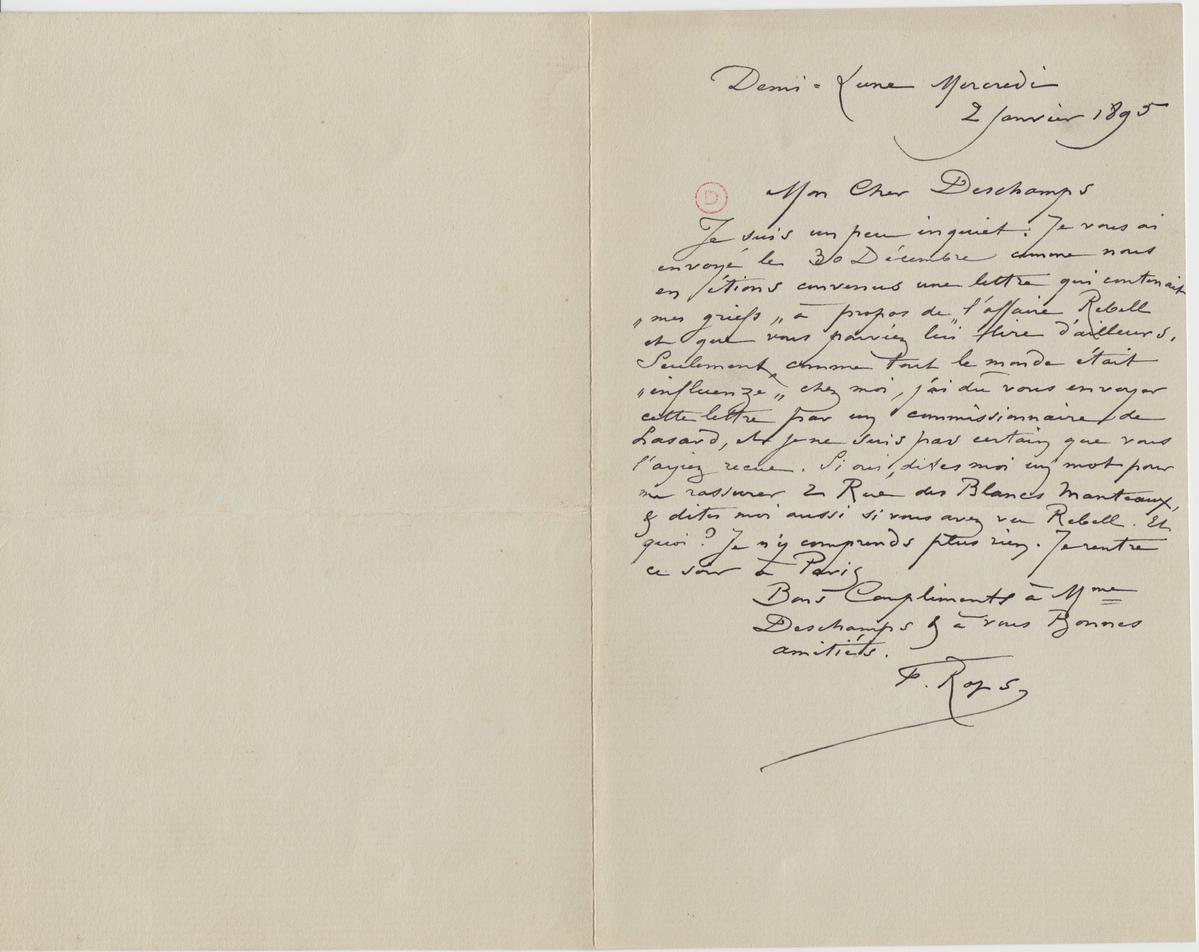 Illustration de la lettre