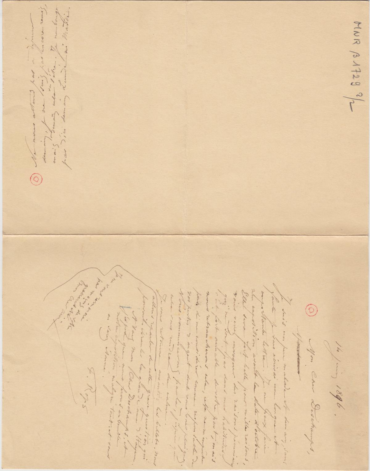 Illustration de la lettre