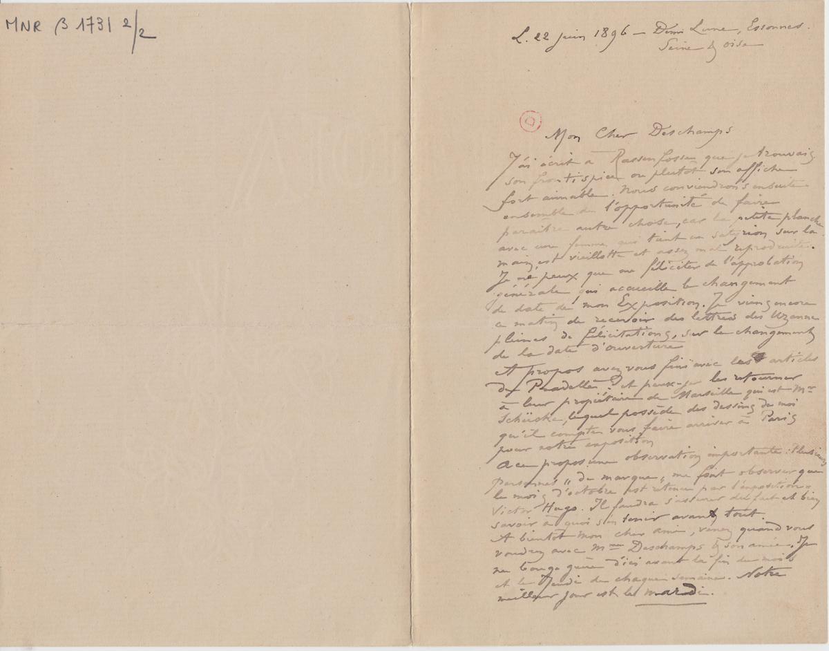 Illustration de la lettre