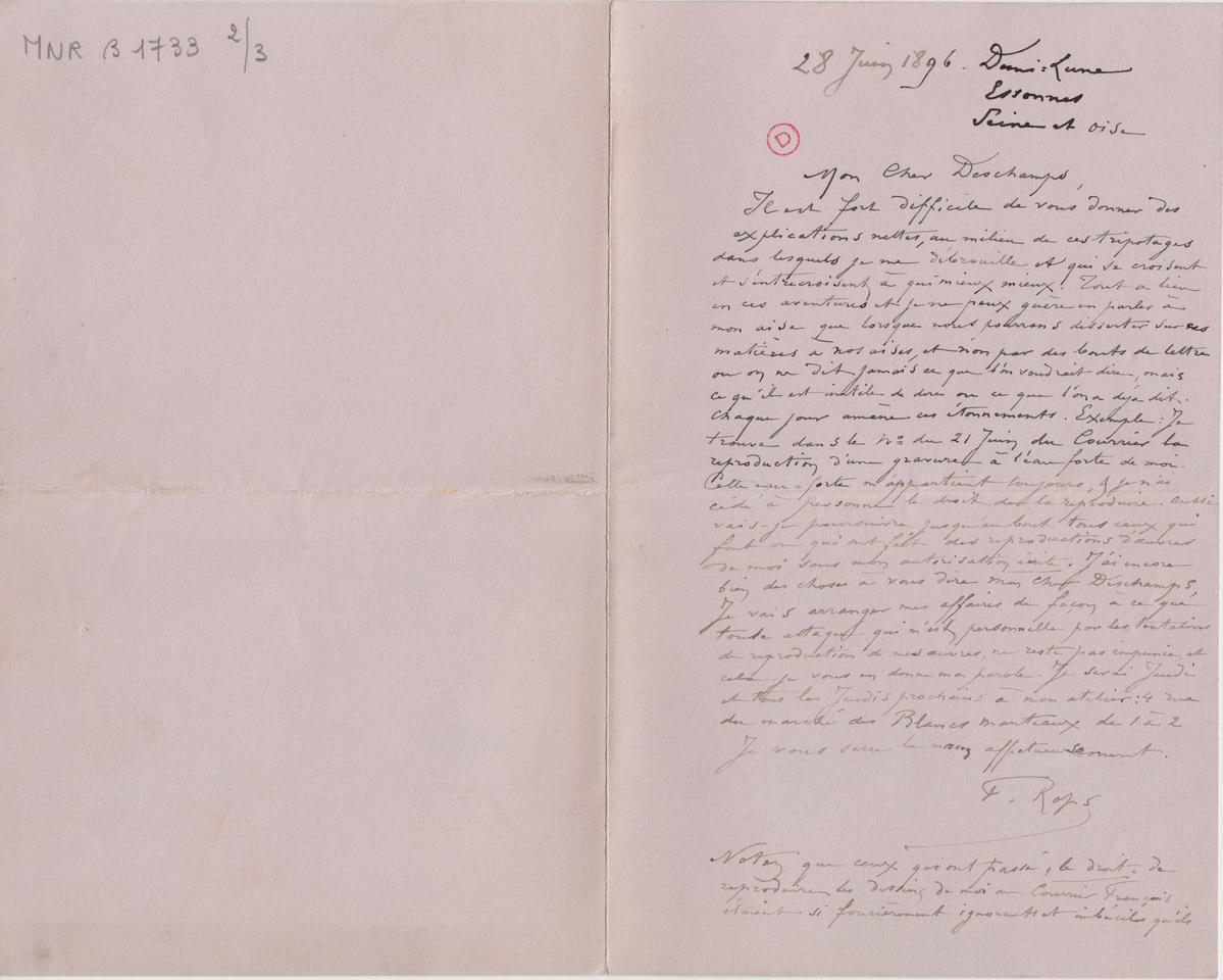 Illustration de la lettre