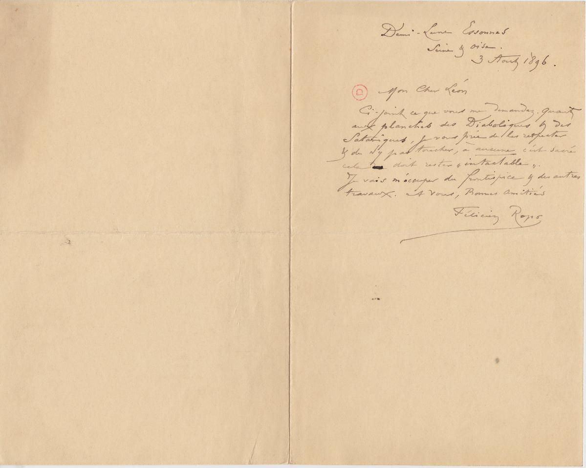 Illustration de la lettre