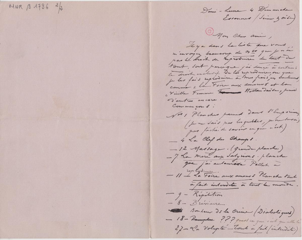 Illustration de la lettre