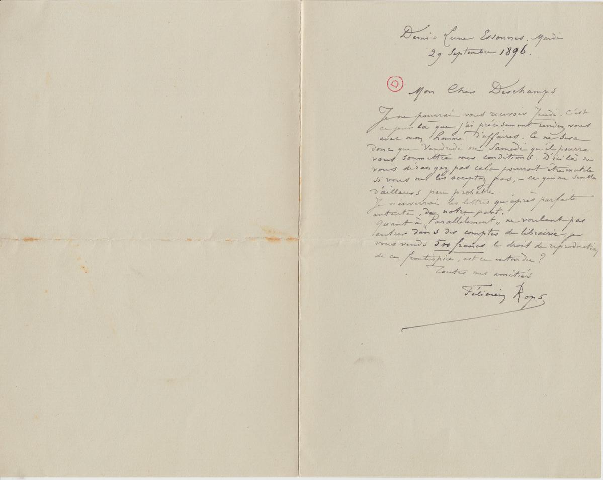 Illustration de la lettre