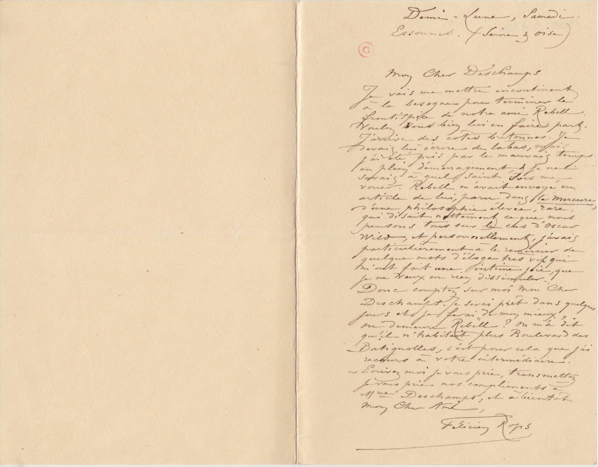 Illustration de la lettre