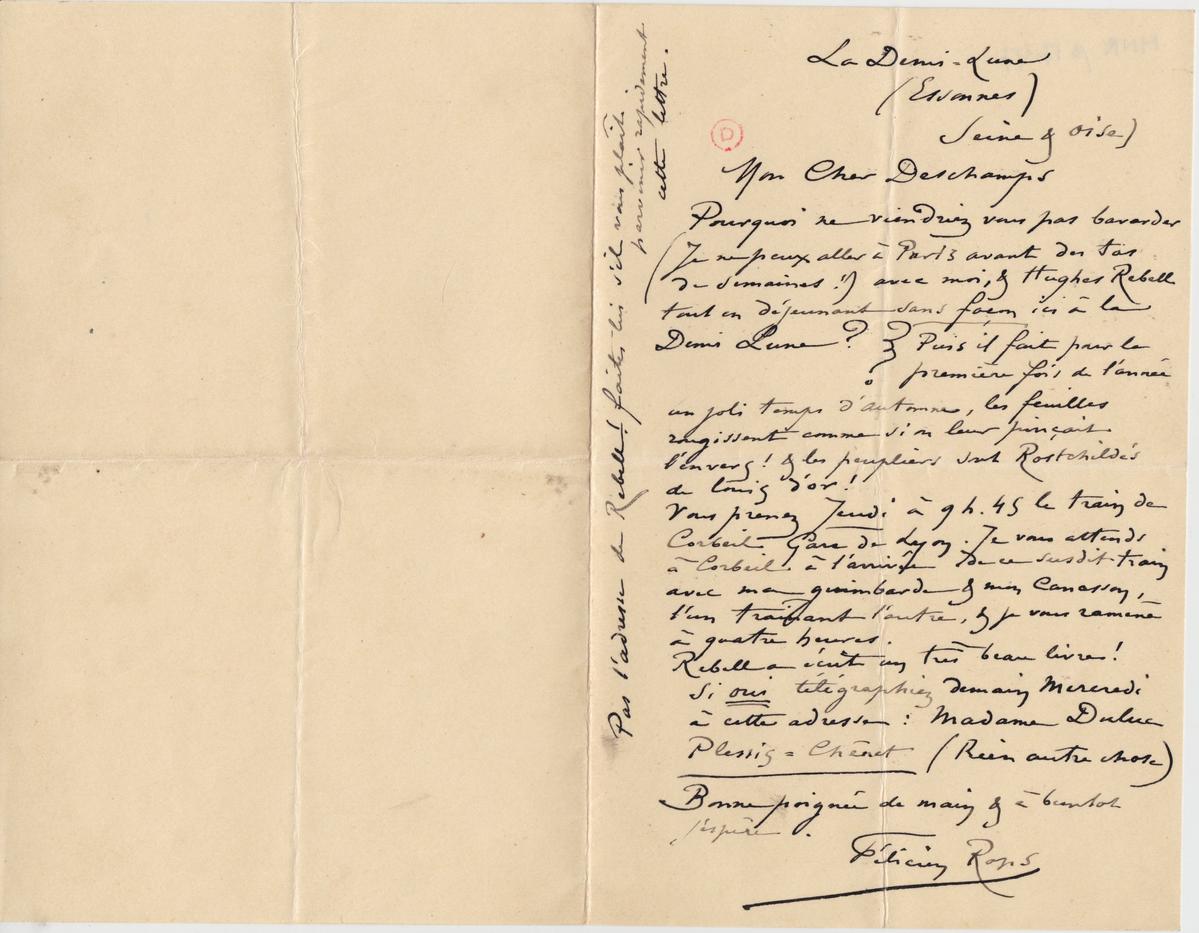 Illustration de la lettre