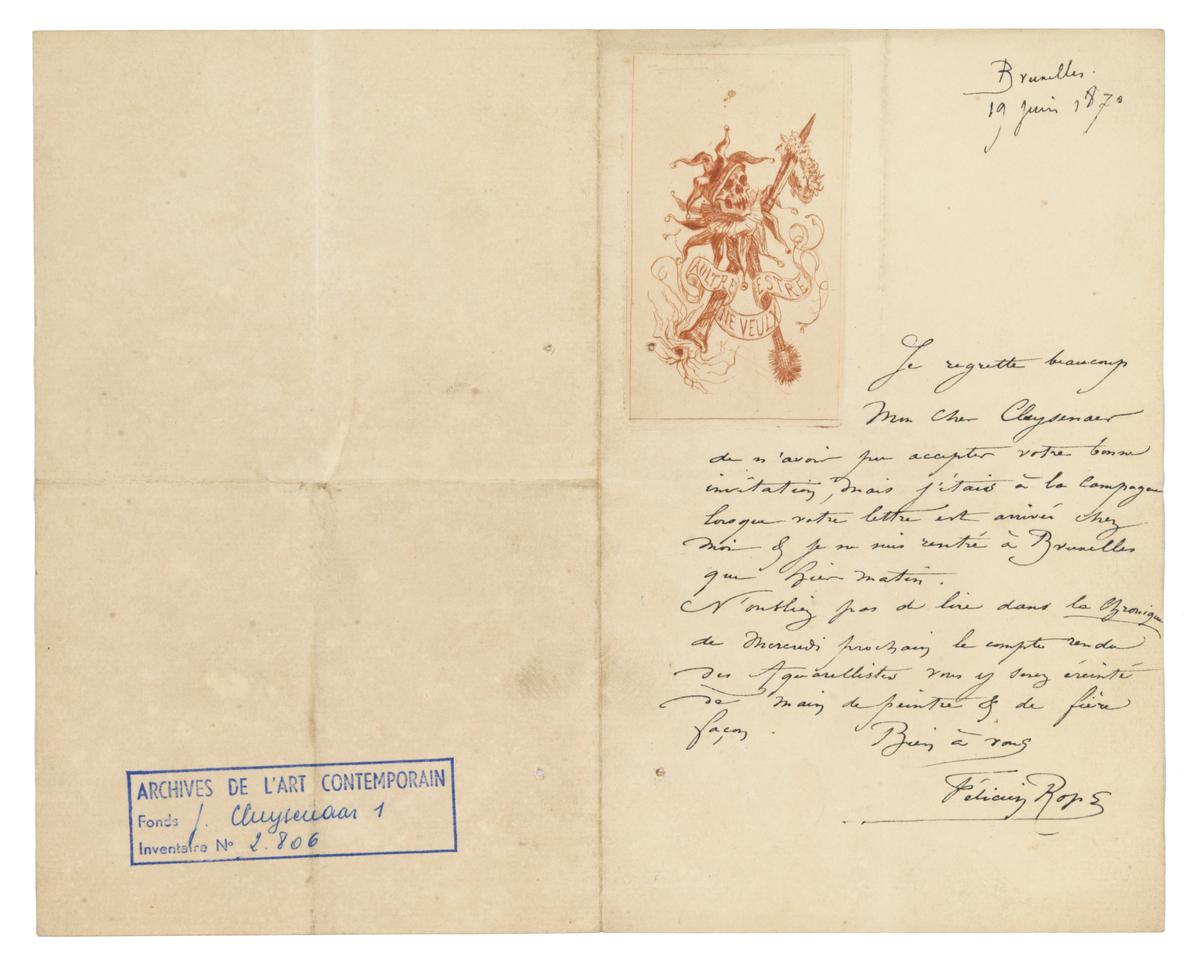 Illustration de la lettre