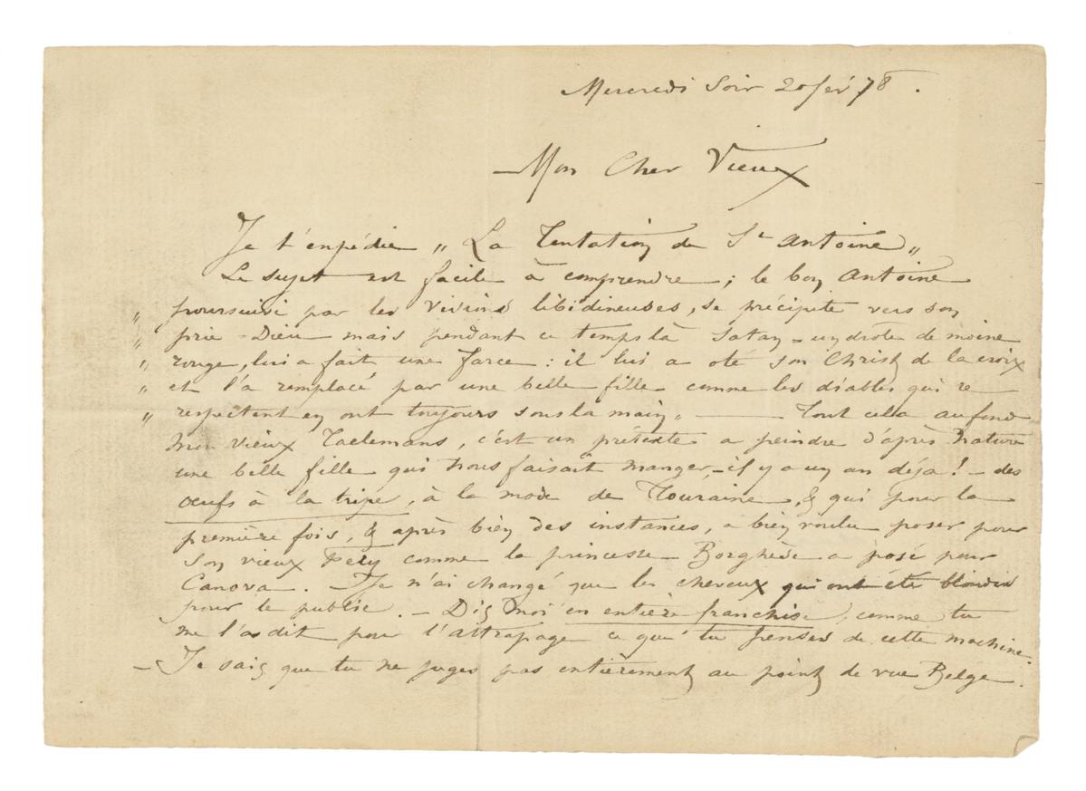 Illustration de la lettre