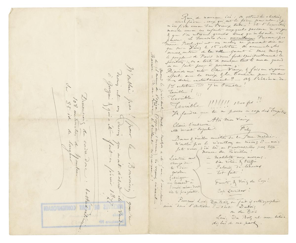 Illustration de la lettre