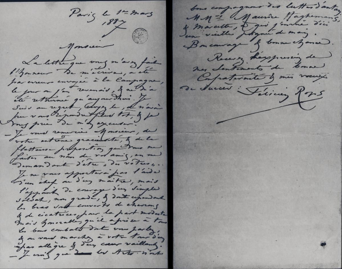 Illustration de la lettre