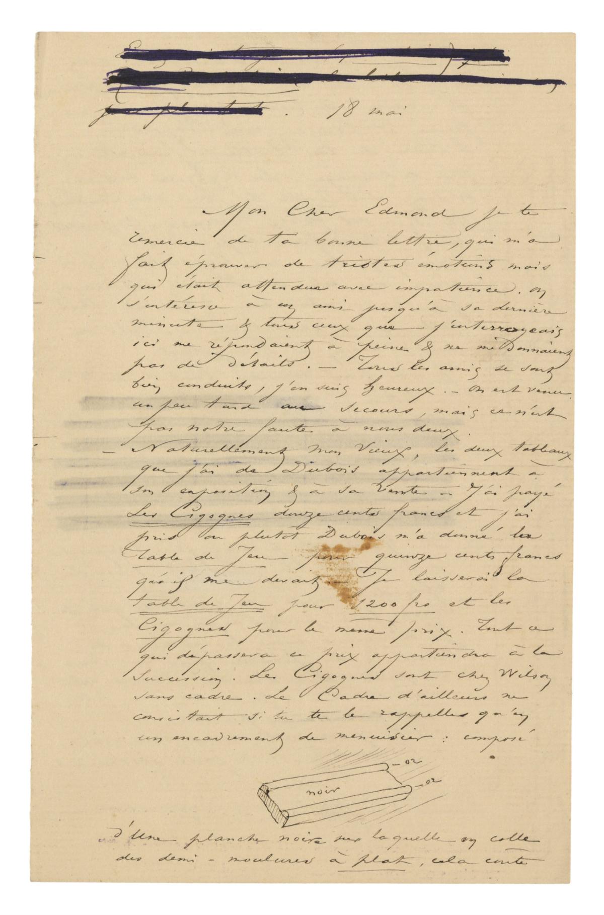 Illustration de la lettre