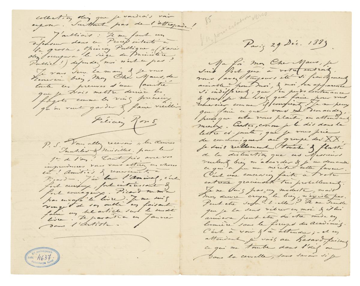 Illustration de la lettre