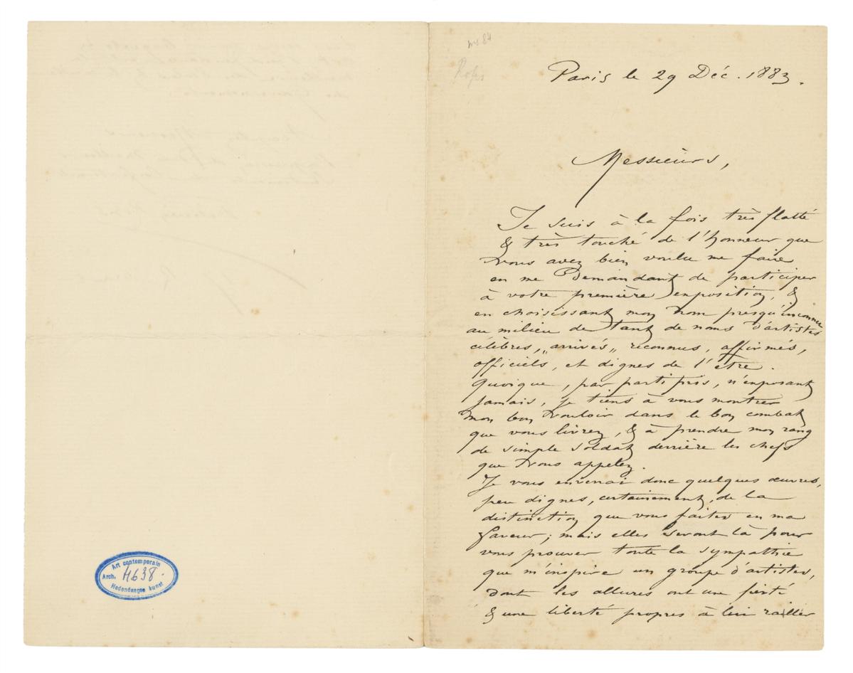 Illustration de la lettre