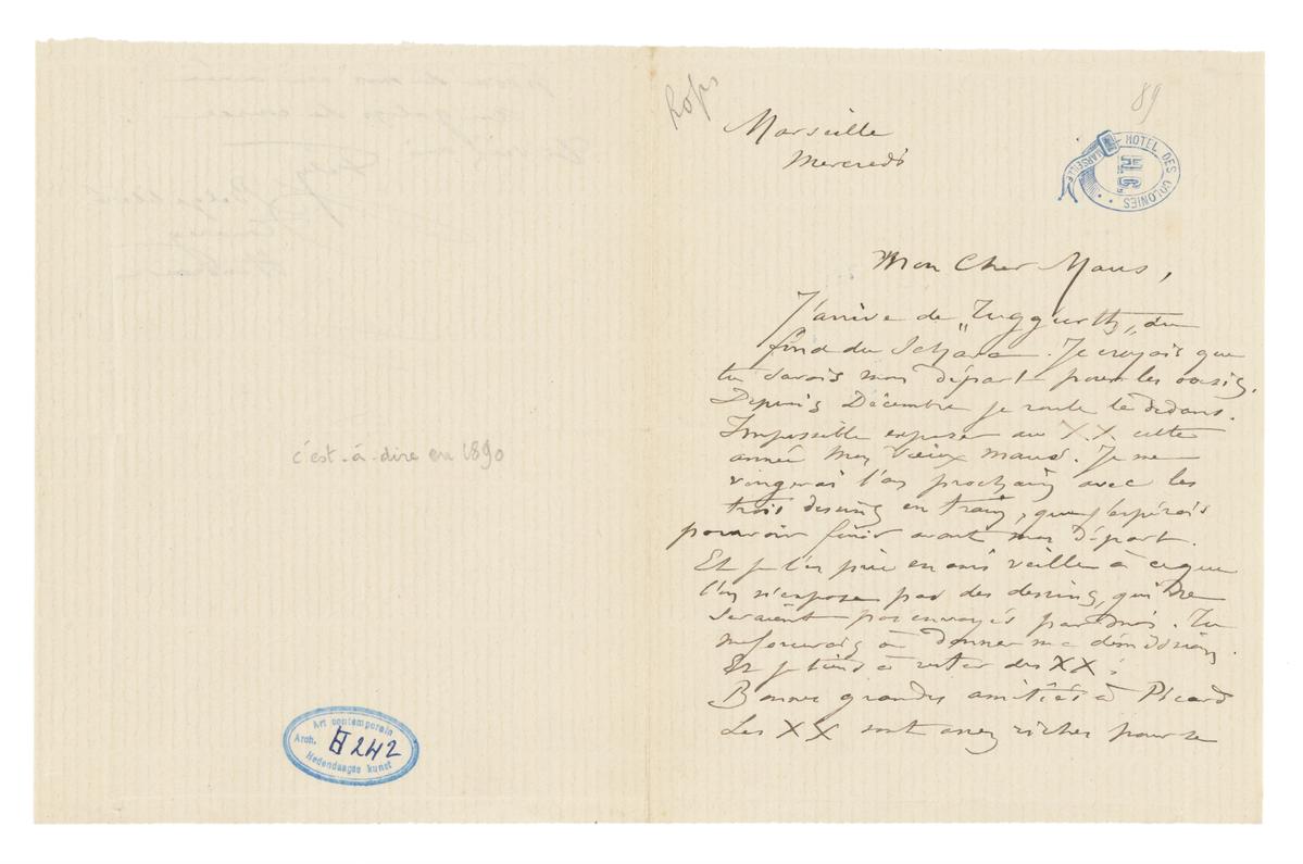 Illustration de la lettre