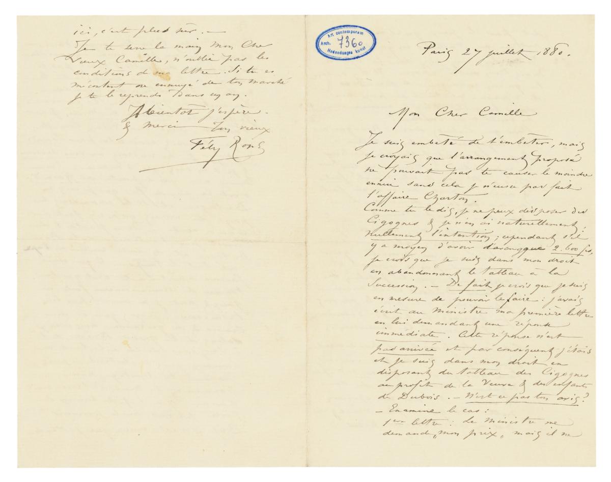 Illustration de la lettre