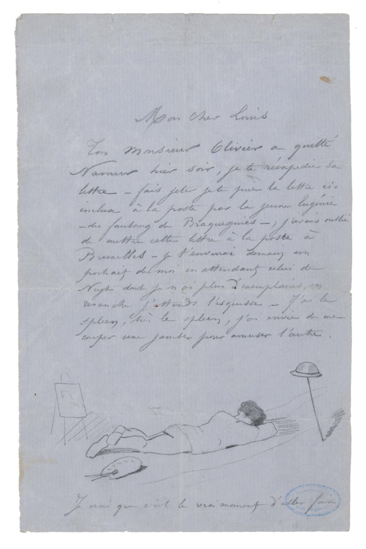 Illustration de la lettre