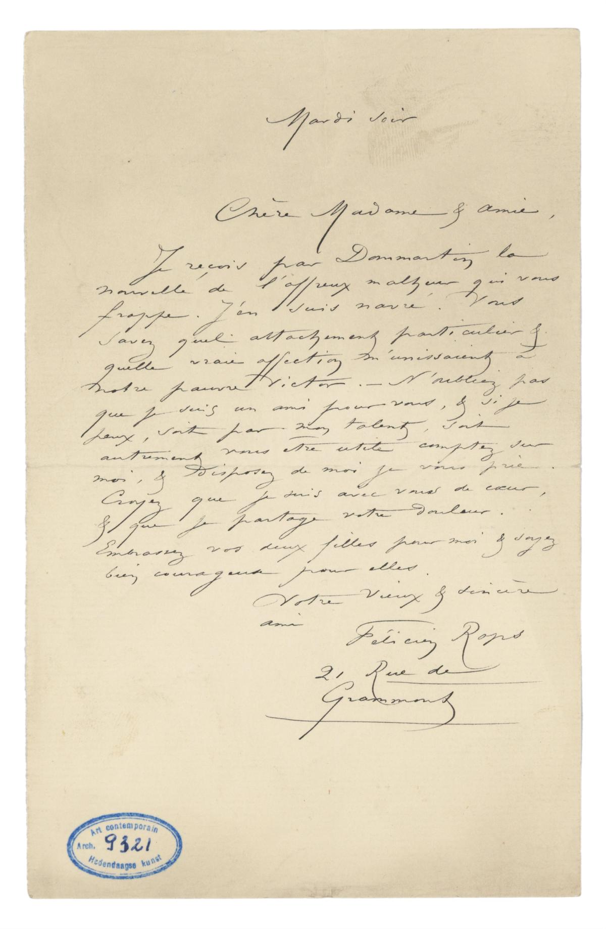 Illustration de la lettre