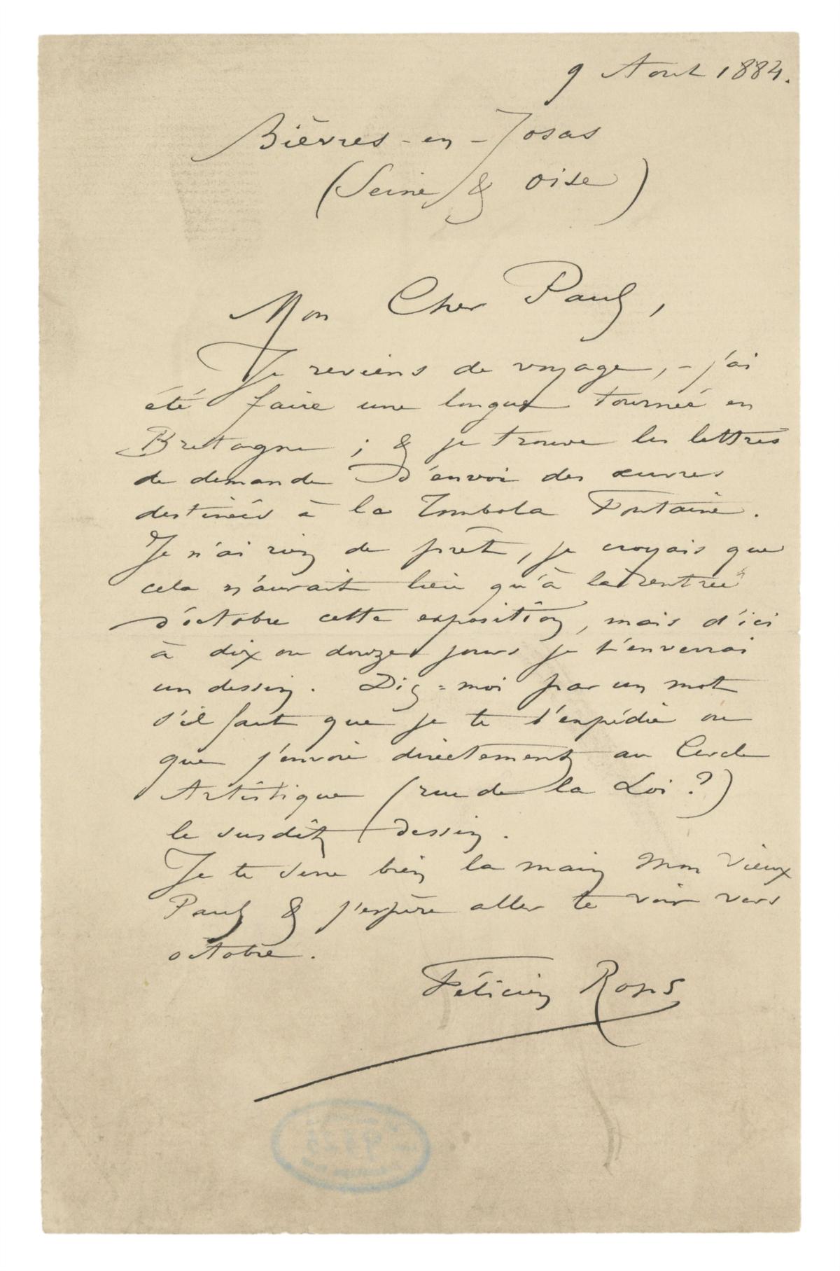 Illustration de la lettre