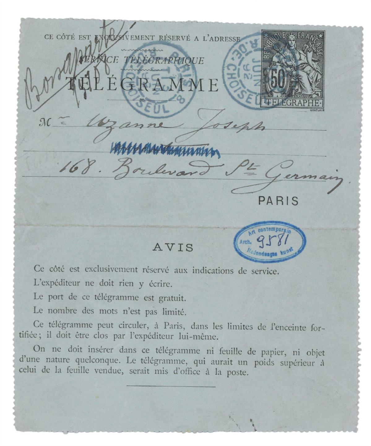 Illustration de la lettre