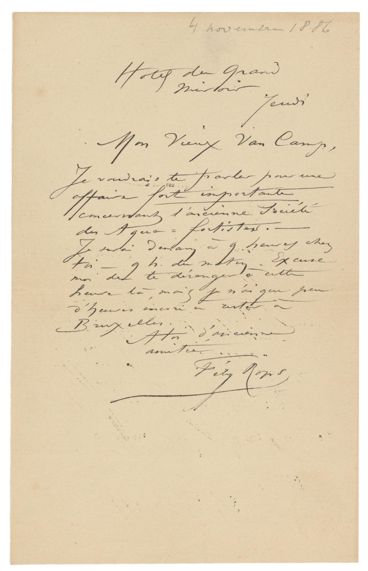 Illustration de la lettre