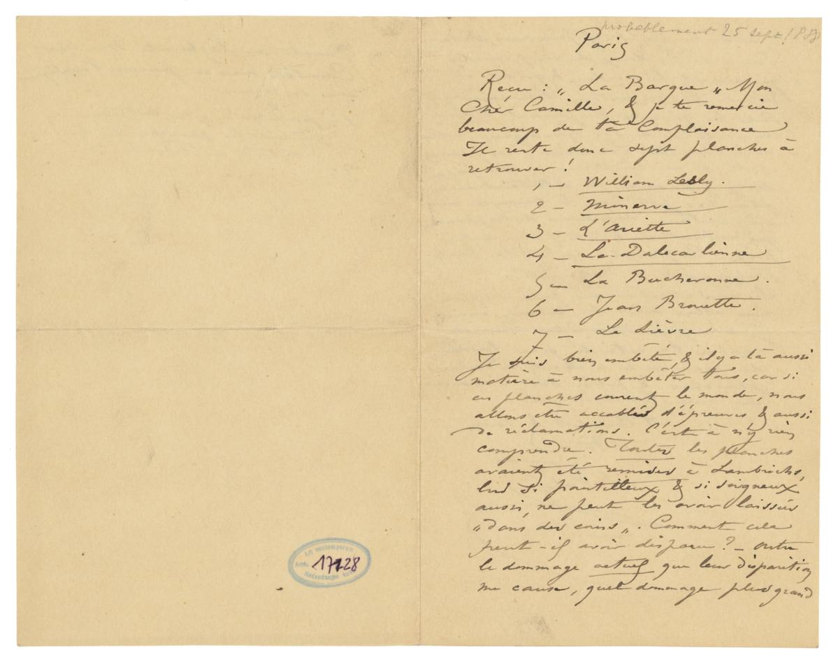 Illustration de la lettre