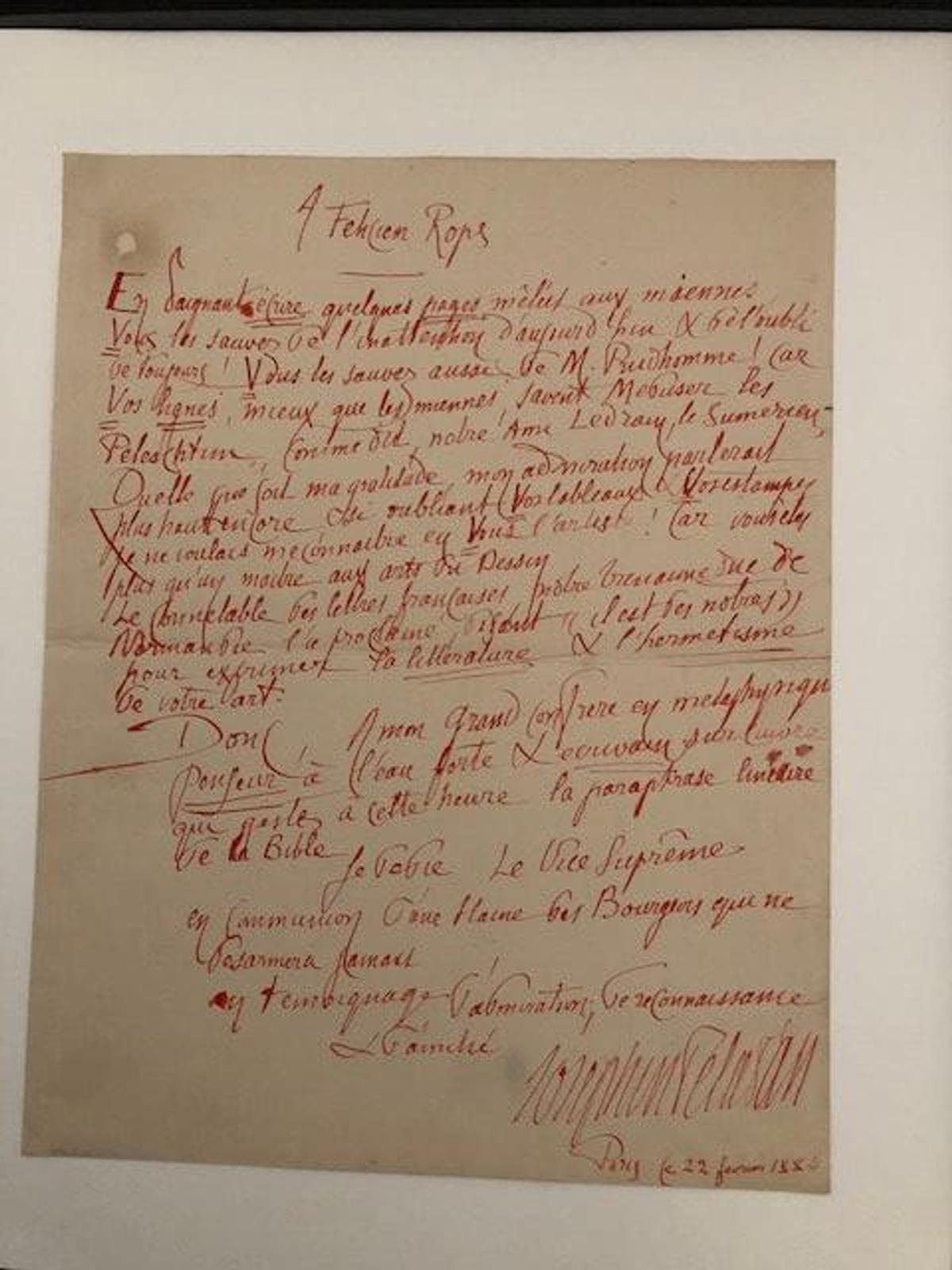 Illustration de la lettre