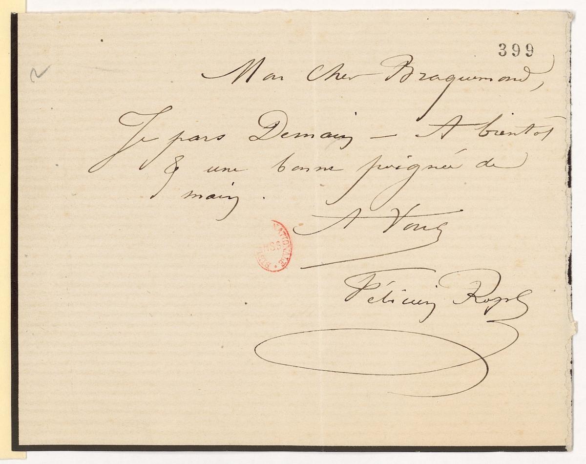 Illustration de la lettre