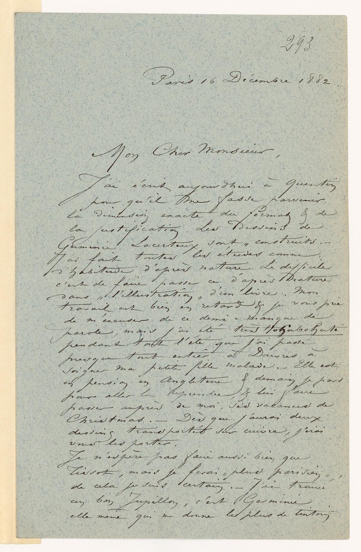 Illustration de la lettre