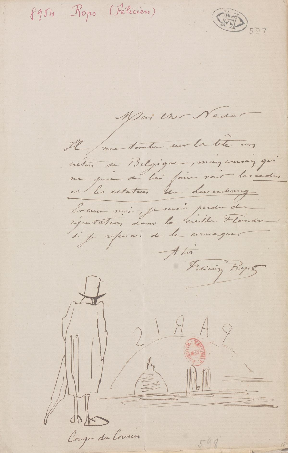 Illustration de la lettre