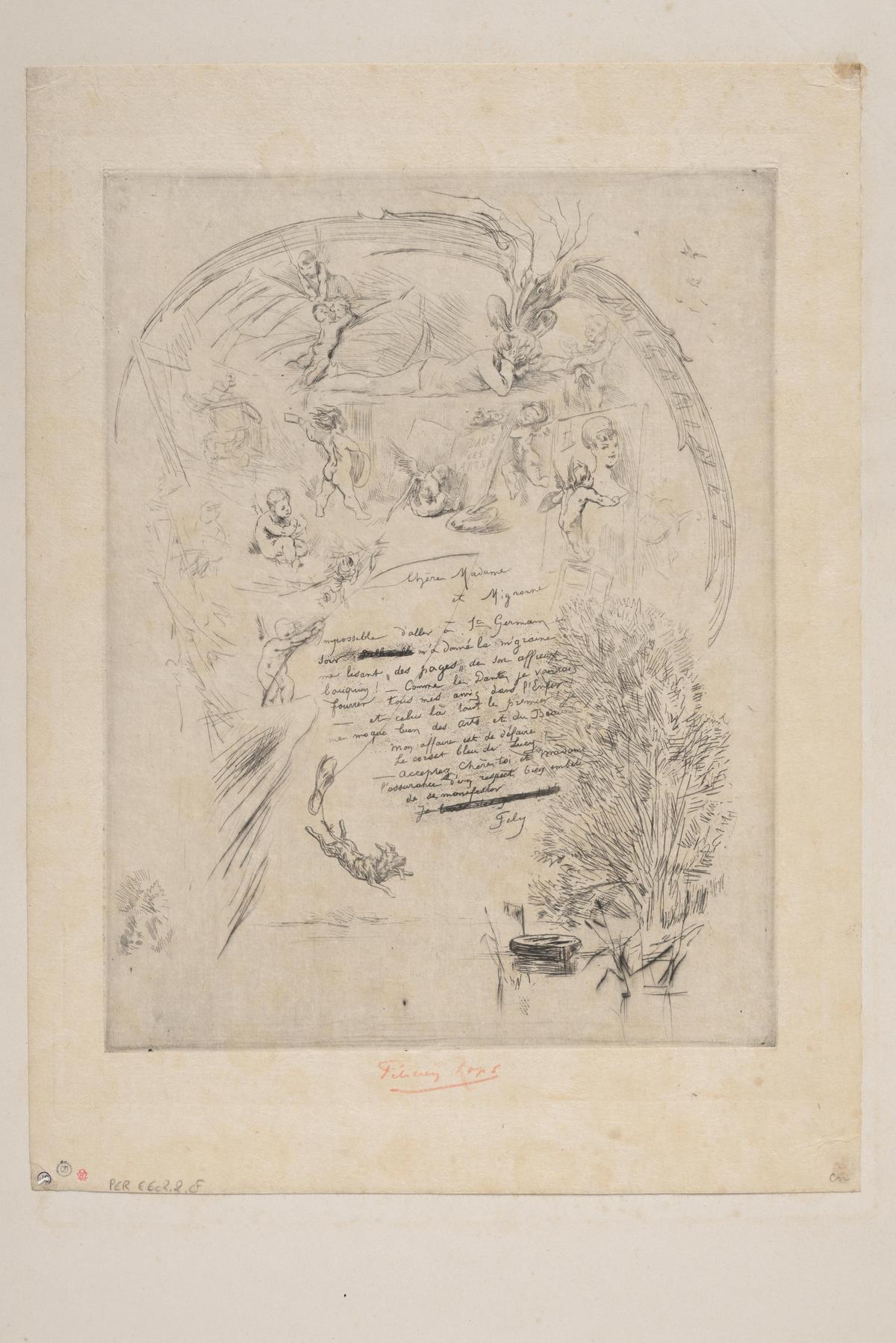 Illustration de la lettre