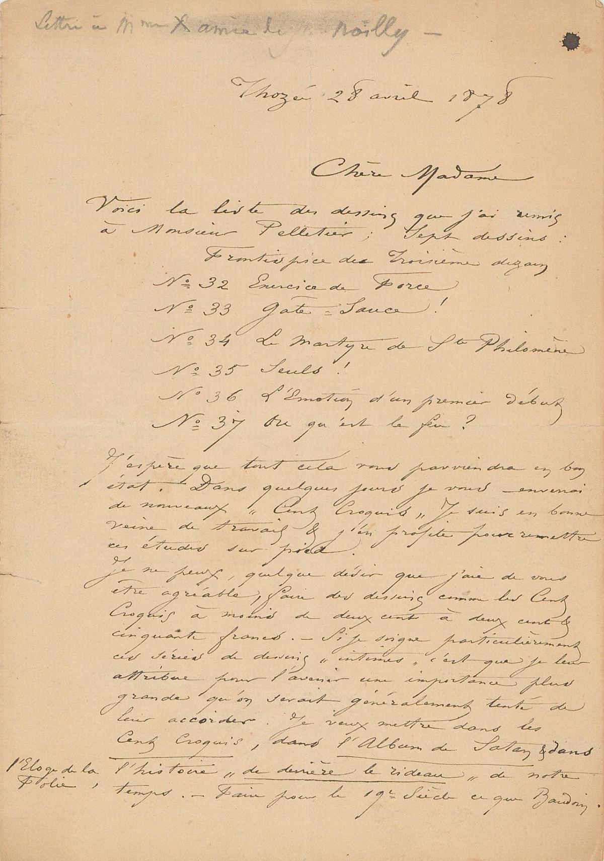 Illustration de la lettre