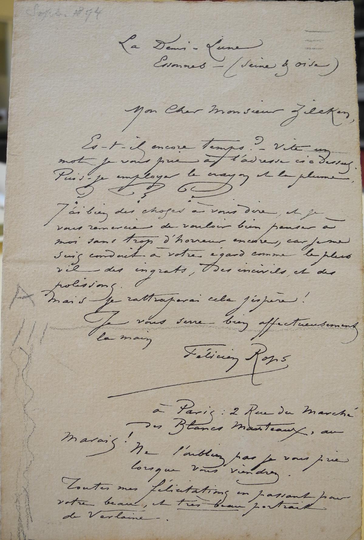 Illustration de la lettre