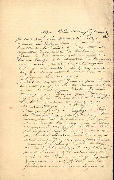 Lettre de Félicien Rops à [Octave] [Uzanne]. s.l., 0000/00/00. Paris, Ancienne collection du Musée des lettres et manuscrits, 64166