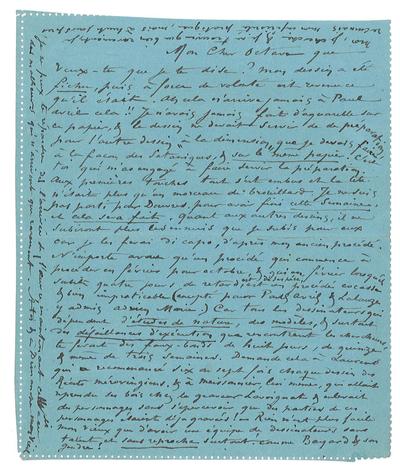 Télégramme de Félicien Rops à Octave Uzanne. s.l., [1893]/[02]/00. Collection privée, CPEL/3