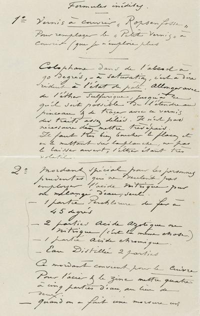 Lettre de Félicien Rops à Paul Rops. [Paris], 1894/06/27. Province de Namur, musée Félicien Rops, FFR/LE/23