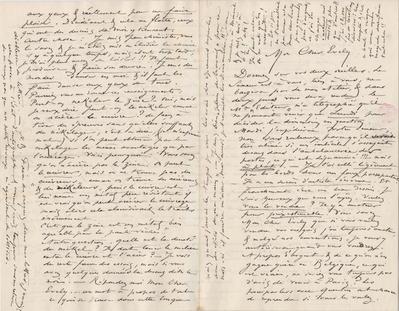 Lettre de Félicien Rops à [Léon] Evely. [Paris], 0000/00/00. Bruxelles, Bibliothèque royale de Belgique, III/215/10/24