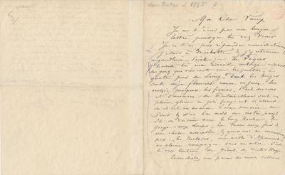 Lettre de Félicien Rops à Inconnu. s.l., 0000/00/00. Bruxelles, Bibliothèque royale de Belgique, III/215/2/23