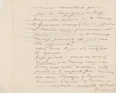 Lettre de Félicien Rops à [Léon?] [Evely?]. s.l., 0000/00/00. Bruxelles, Bibliothèque royale de Belgique, III/215/5/49