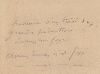 Lettre de Félicien Rops à [Léon?] [Evely?]. s.l., 0000/00/00. Bruxelles, Bibliothèque royale de Belgique, III/215/5/58