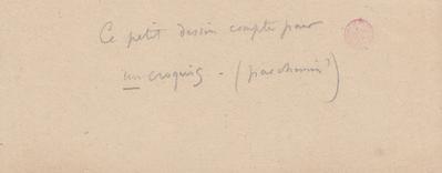 Lettre de Félicien Rops à [Léon?] [Evely?]. s.l., 0000/00/00. Bruxelles, Bibliothèque royale de Belgique, III/215/5/64